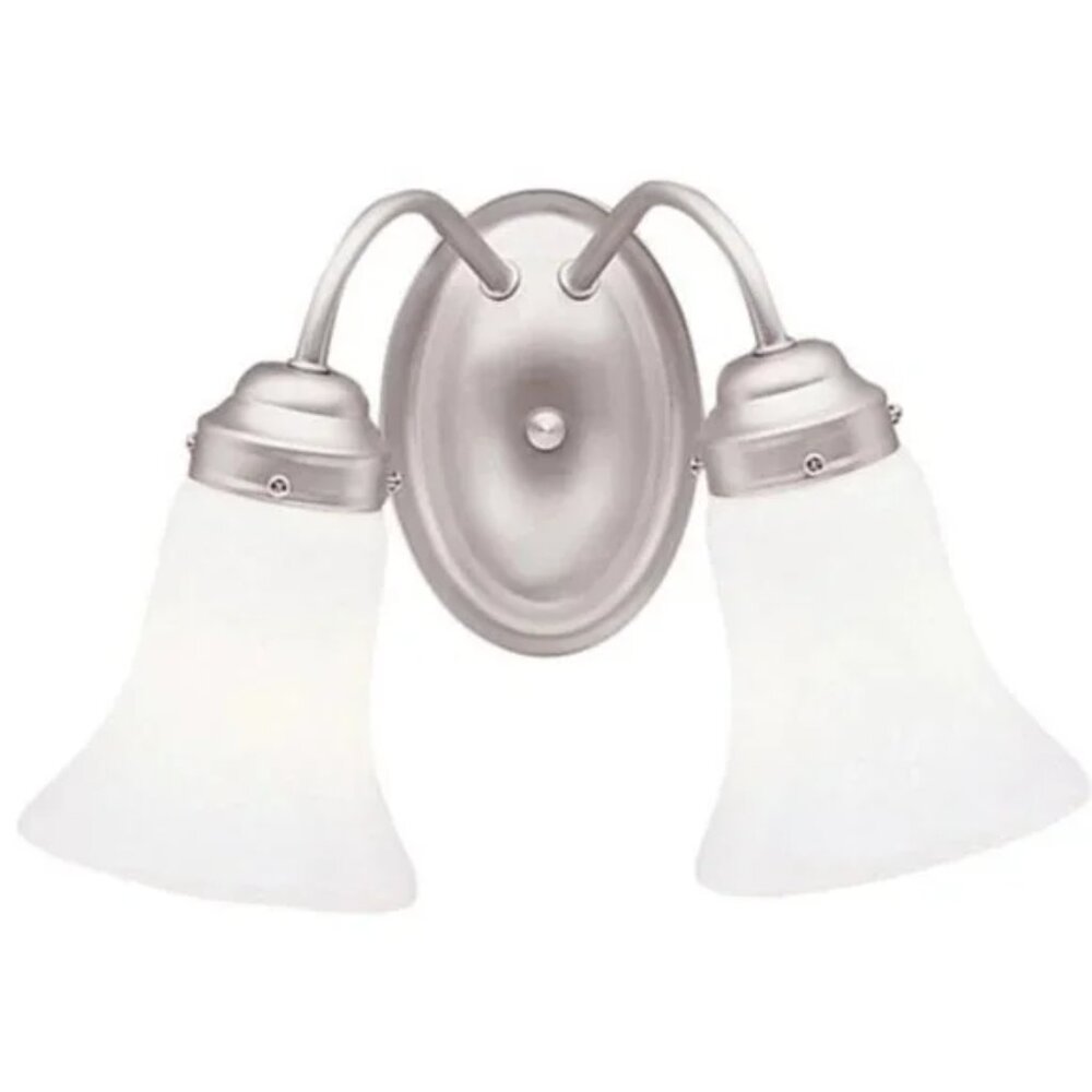 Kichler 6122 NI Brushed Nickel 13.5" 2 Light Vanity Light